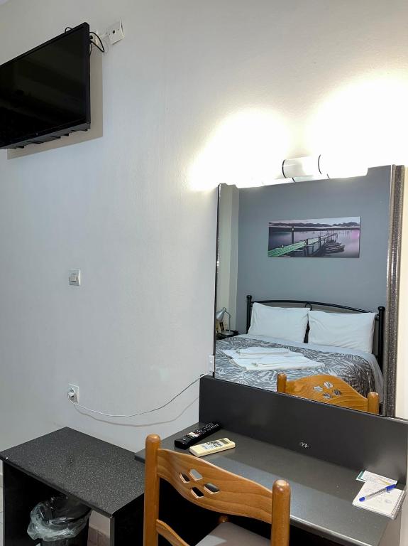 TV a/nebo společenská místnost v ubytování Pinpoint Rooms