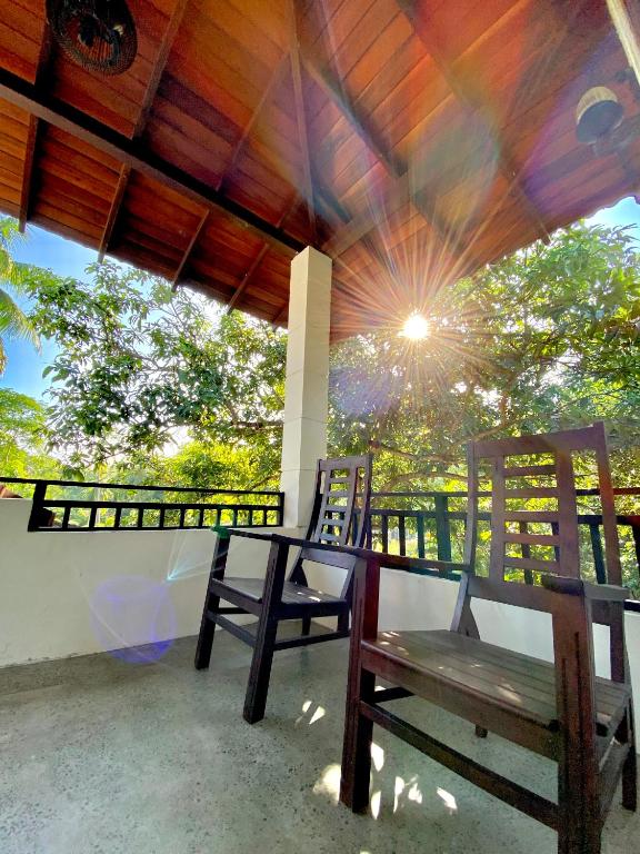 Balkón nebo terasa v ubytování Mansala Safari House