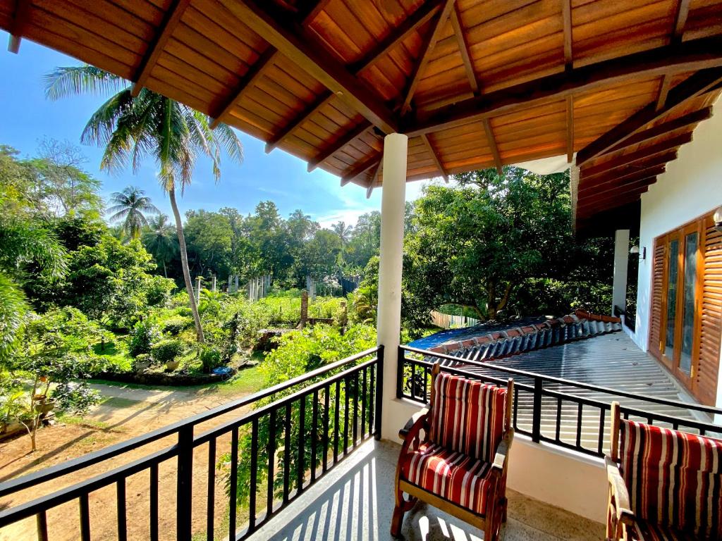 Balkón nebo terasa v ubytování Mansala Safari House