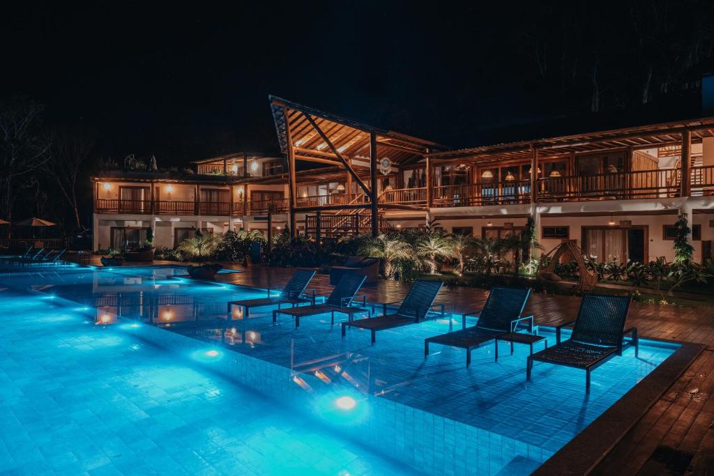 Bazén v ubytování Aysú Trancoso Boutique Hotel nebo v jeho okolí