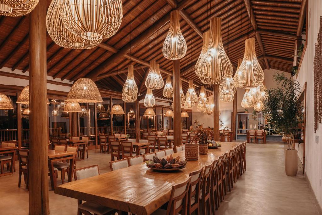 Restaurace v ubytování Aysú Trancoso Boutique Hotel