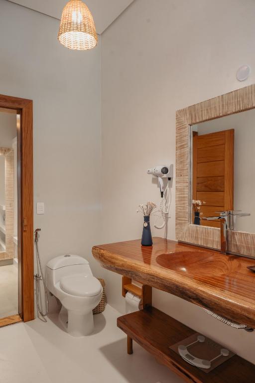 Koupelna v ubytování Aysú Trancoso Boutique Hotel