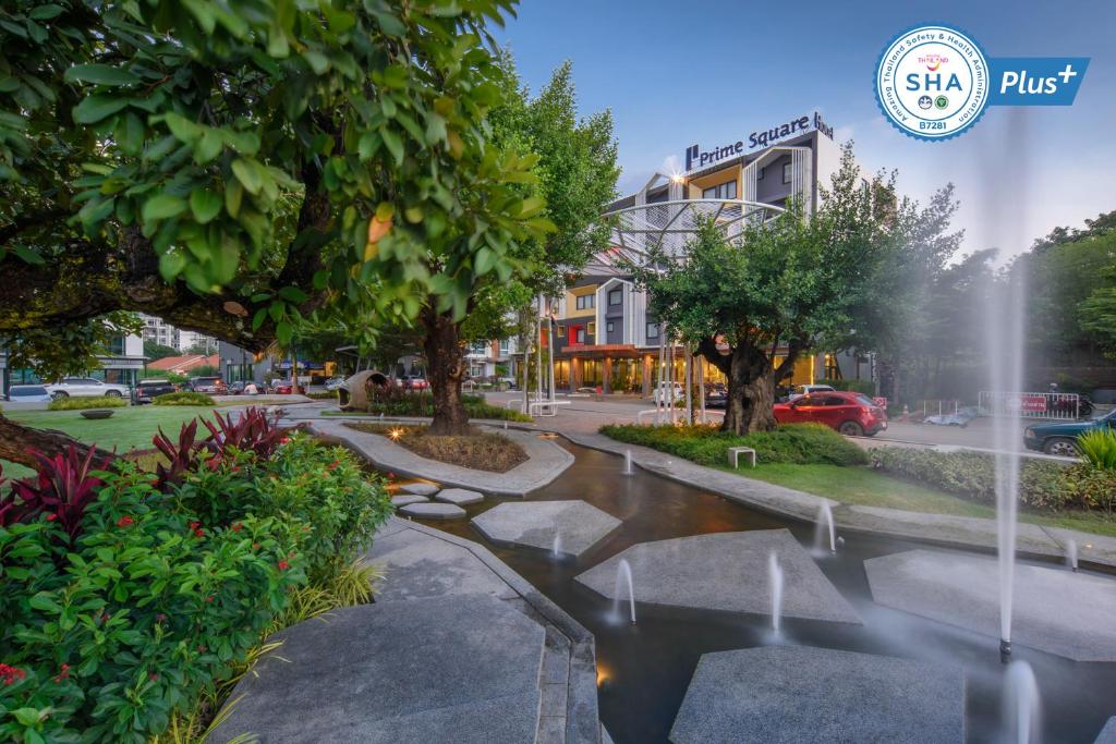Zahrada ubytování Prime Square Hotel