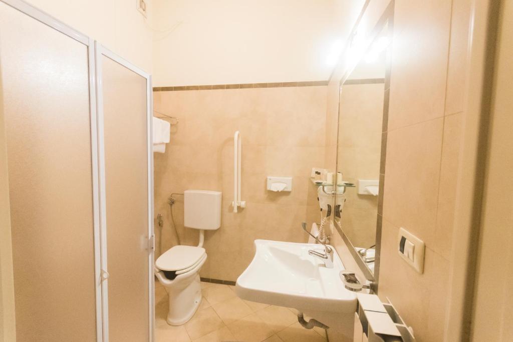 Koupelna v ubytování Stilhotel