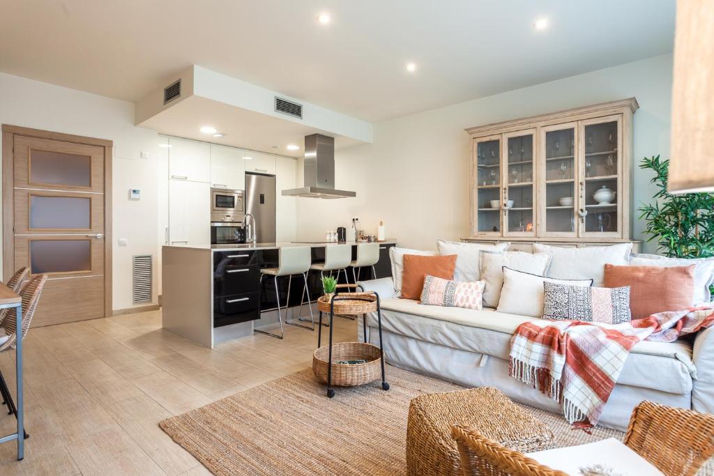 A kitchen or kitchenette at Casa 20 minutos de Barcelona y WIFI alta capacidad