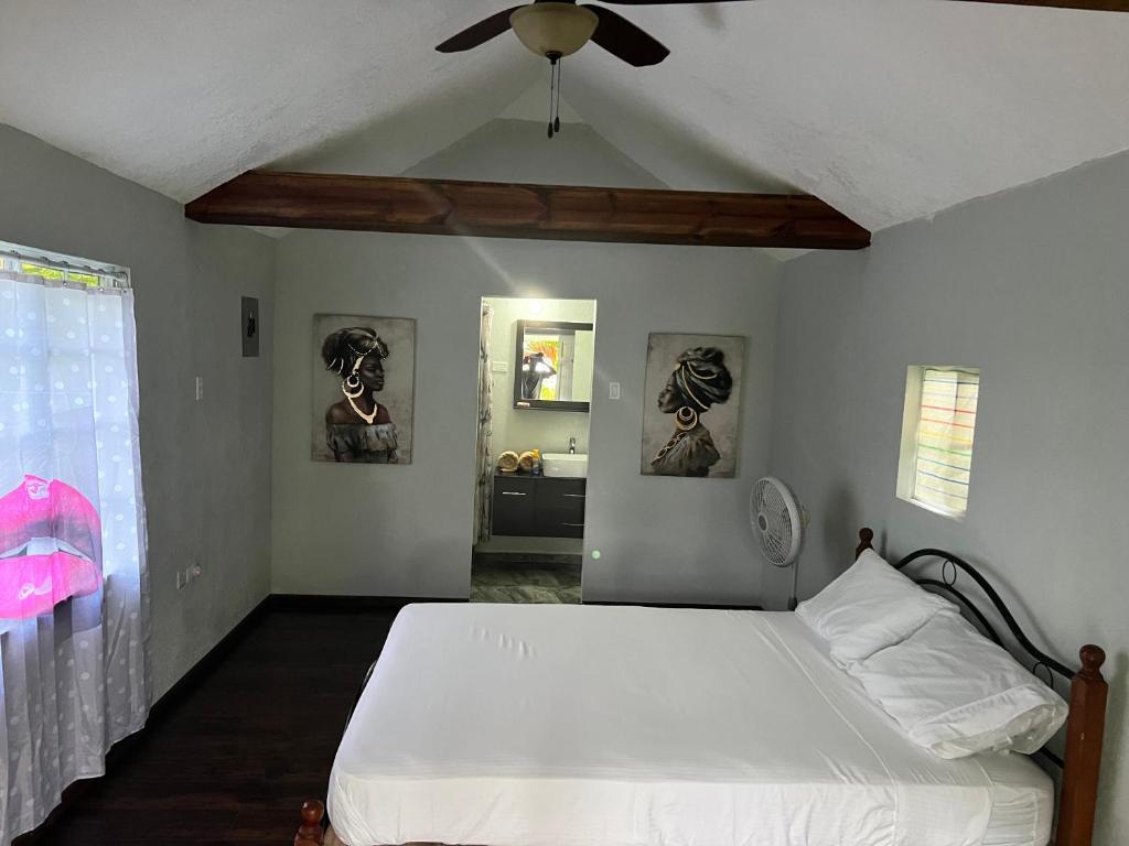 Postel nebo postele na pokoji v ubytování Jamaica Colors Hotel and Eco-Retreat