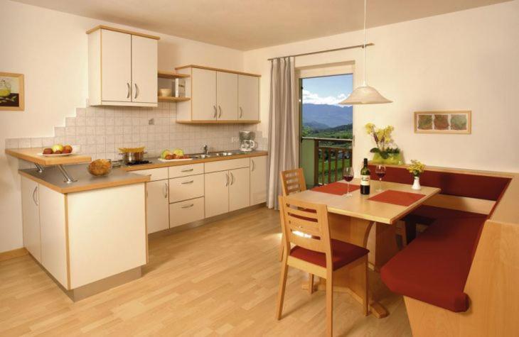 Kuchyň nebo kuchyňský kout v ubytování Kreuzstein Bed&Breakfast