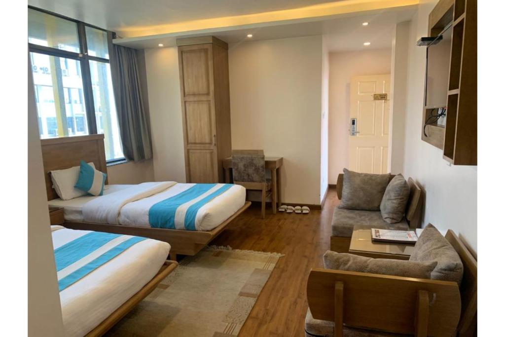 Posezení v ubytování Hotel Tapas