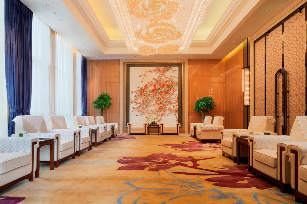 Posezení v ubytování Wanda Realm Guangzhou Zengcheng
