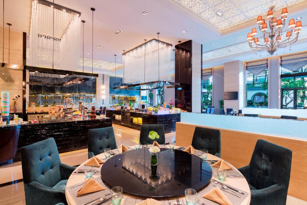 Restaurace v ubytování Wanda Realm Guangzhou Zengcheng