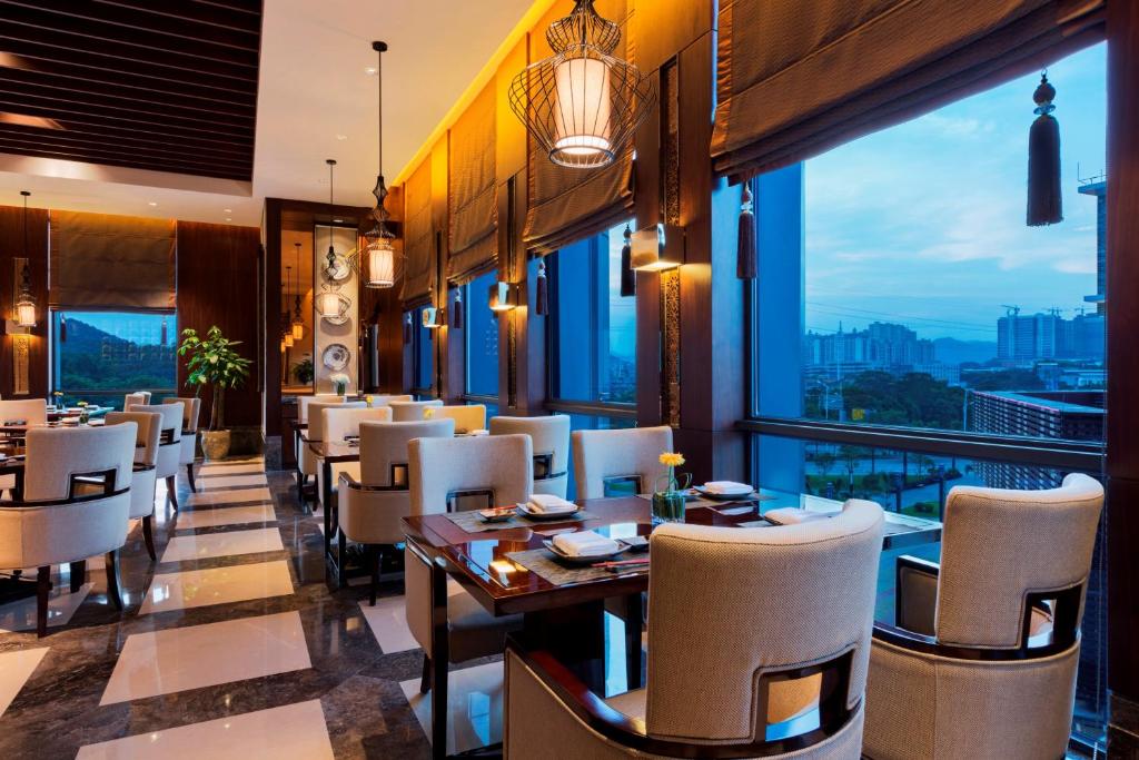 Restaurace v ubytování Wanda Realm Guangzhou Zengcheng