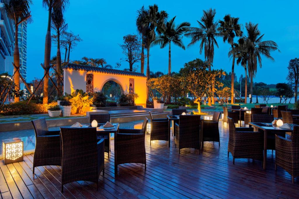 Restaurace v ubytování Wanda Realm Guangzhou Zengcheng