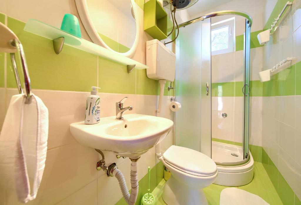 Koupelna v ubytování Apartment Ljerka