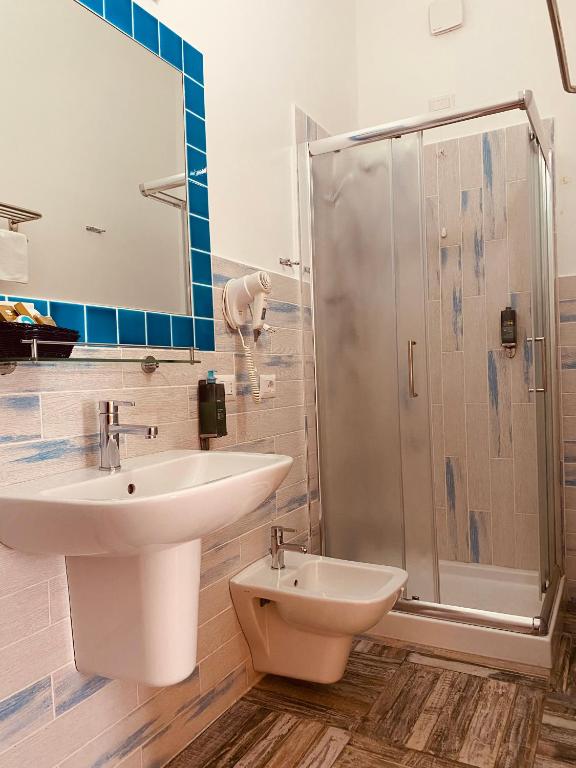 Koupelna v ubytování Hotel Muita di Mari