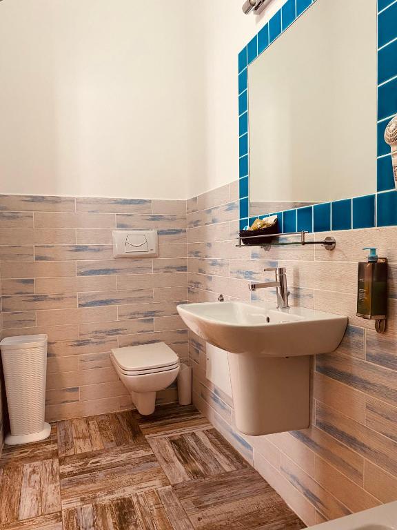 Koupelna v ubytování Hotel Muita di Mari