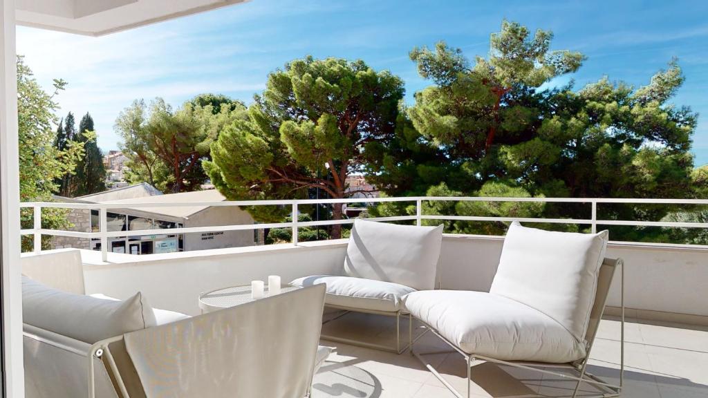 Balkón nebo terasa v ubytování Villa Zoe Suites
