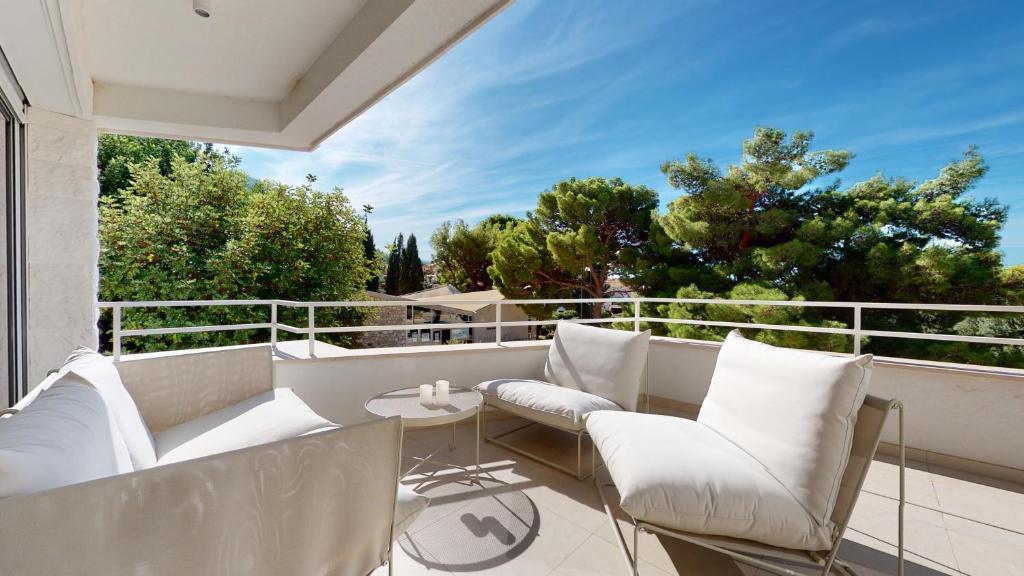 Balkón nebo terasa v ubytování Villa Zoe Suites