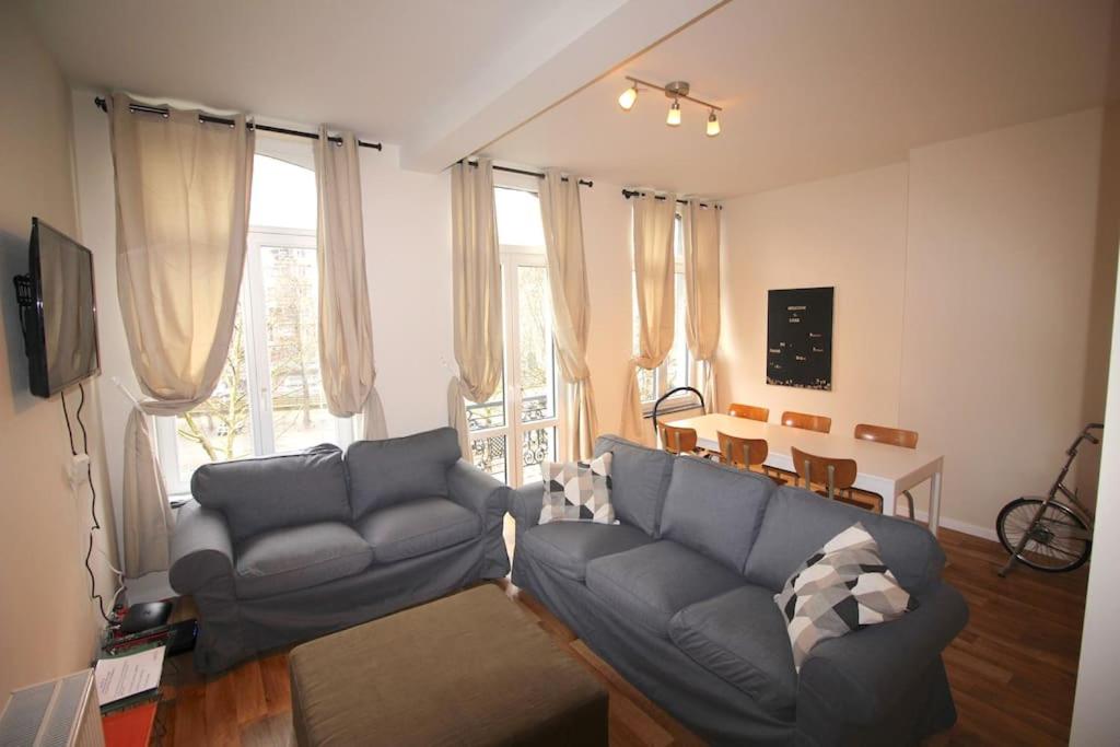 אזור ישיבה ב-Appartement 3 chambres en plein centre ville