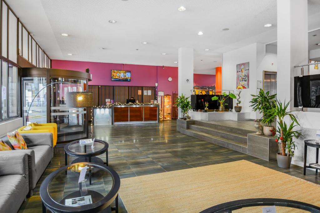 Un lugar para sentarse en Neuchâtel City Hôtel