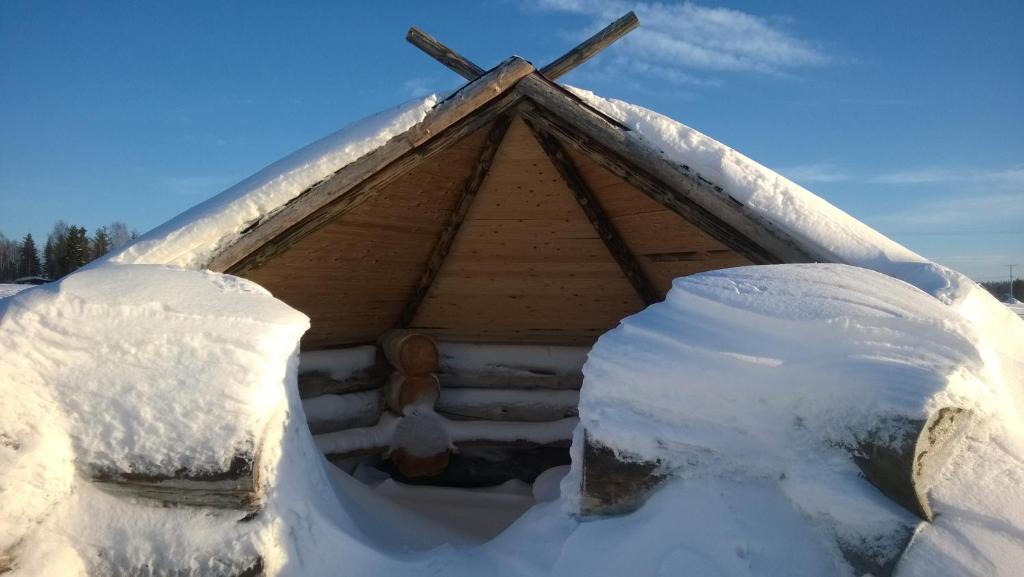 Kierinki Village Lomahuoneisto v zimě
