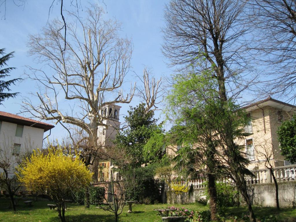 Zahrada ubytování Albergo Centrale