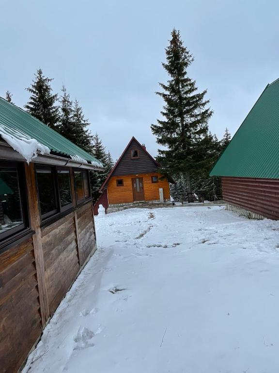 Bungalows Krstajić v zimě