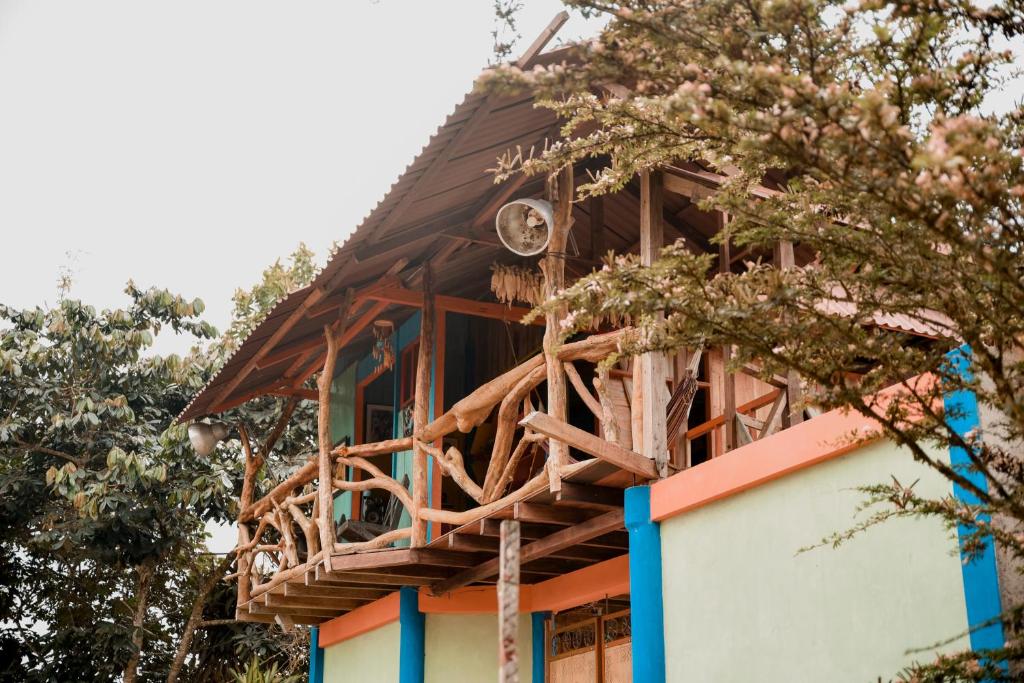 El edificio en el que está the country house