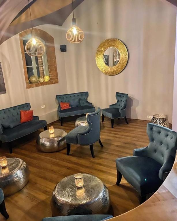Posezení v ubytování Hotel Gutshof Herborn