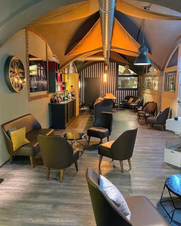 Posezení v ubytování Hotel Gutshof Herborn