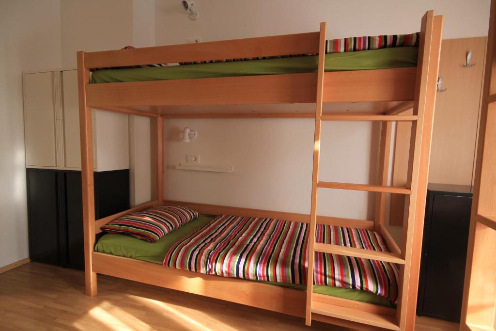 Postel nebo postele na pokoji v ubytování Hostel Vrba