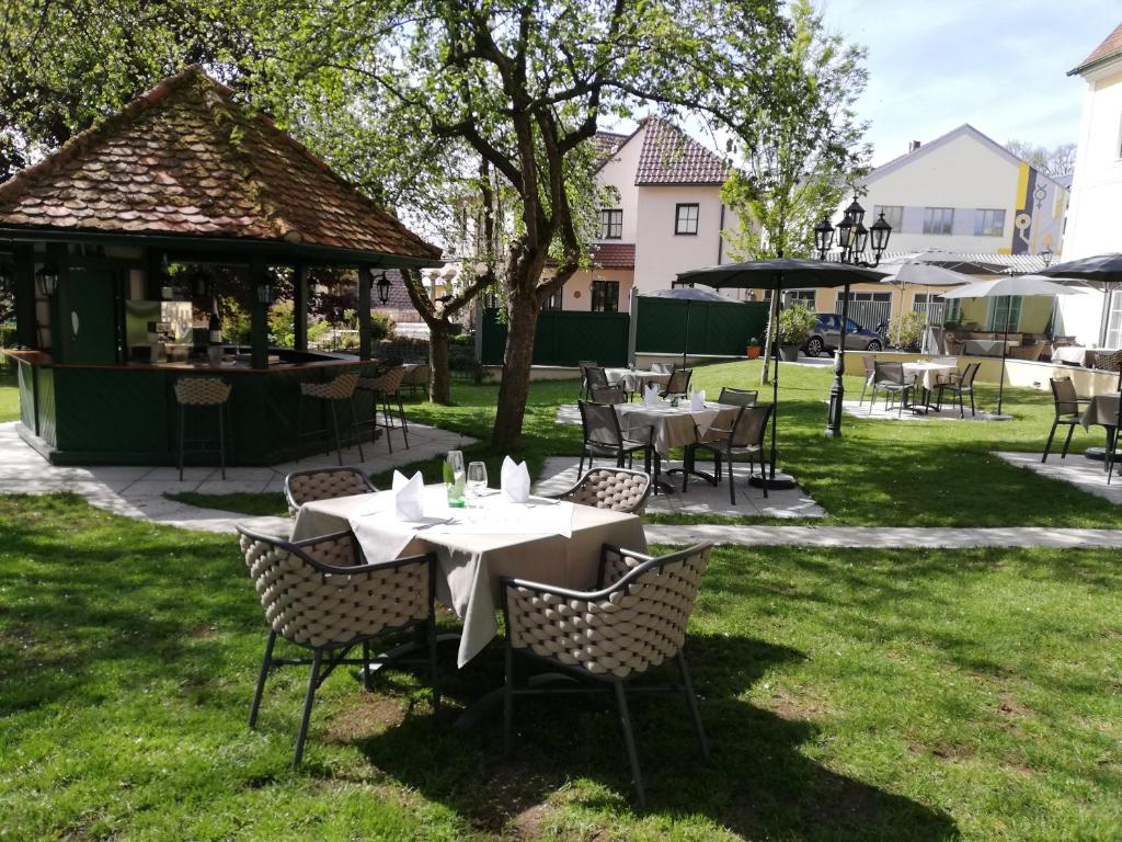 A garden outside Gasthof Mitter
