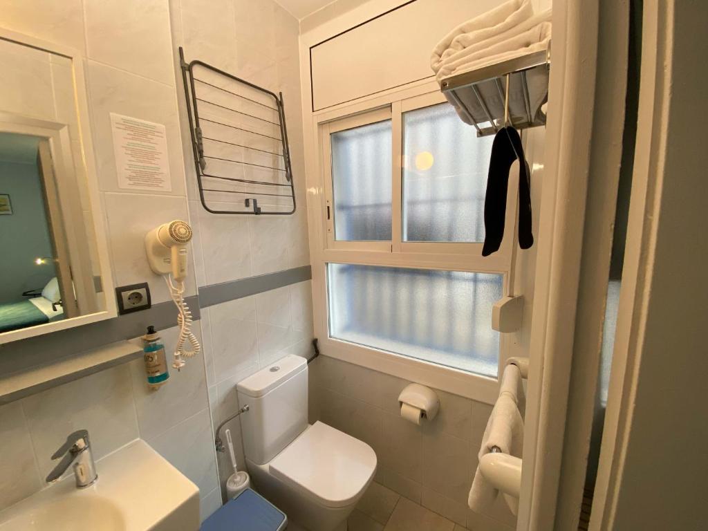 Koupelna v ubytování Hotel Alexandra Sitges