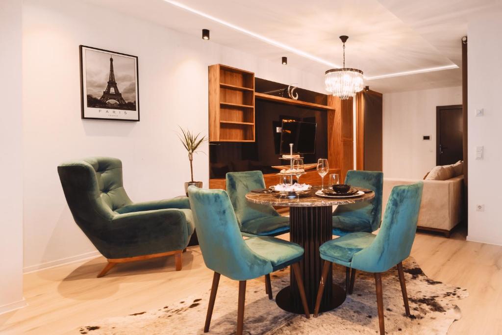 Posezení v ubytování Loft Suite im modernen Style in Schärding