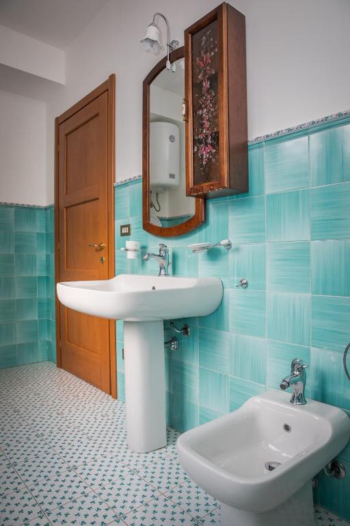 Koupelna v ubytování Casa Alegría