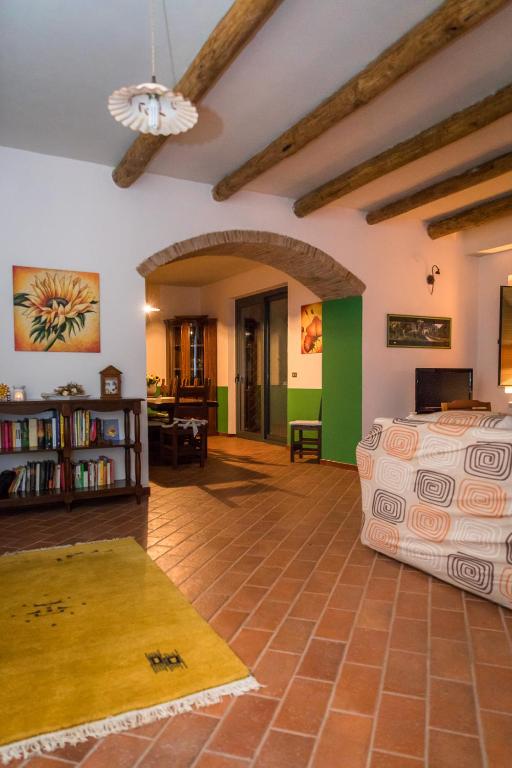 Posezení v ubytování Casa Alegría