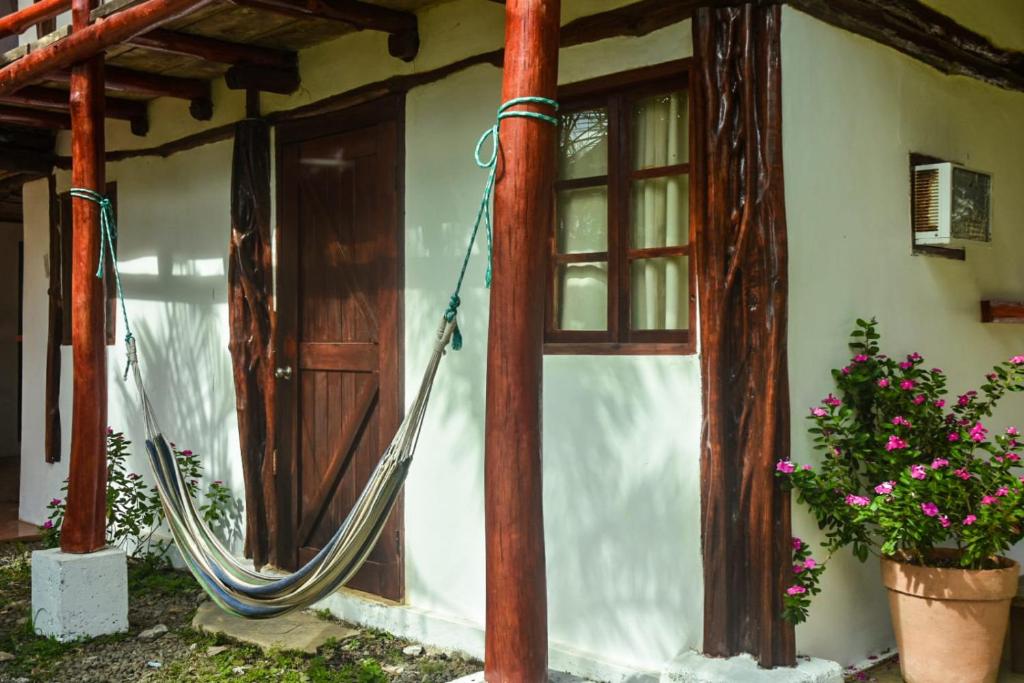 Zahrada ubytování La Choza Playa Venao