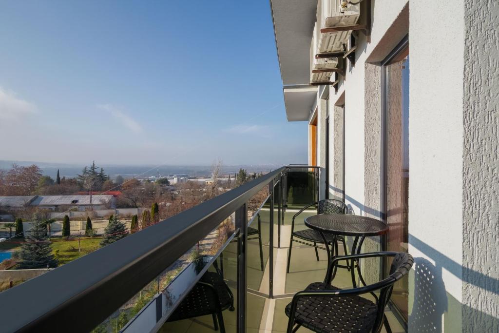 Balkón nebo terasa v ubytování Hotel Alexandria