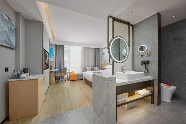 Fengyue Light Shang Hotel Guangzhou Baiyun Airport Store - Luxe Eenpersoonskamer