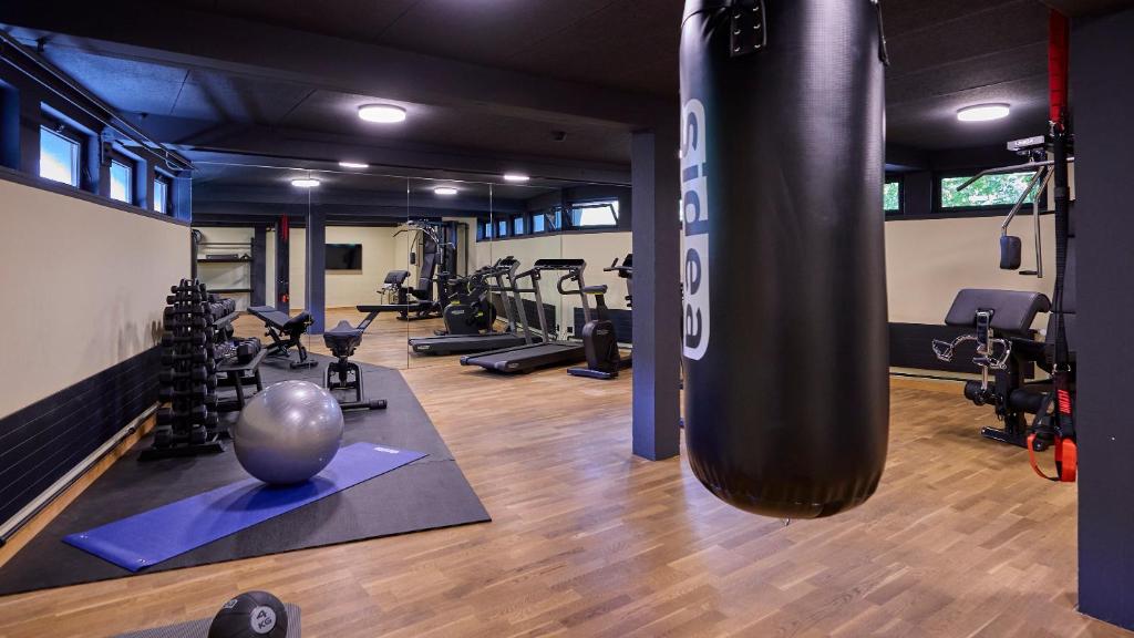 Fitness centrum a/nebo fitness zařízení v ubytování Hotel Boldern