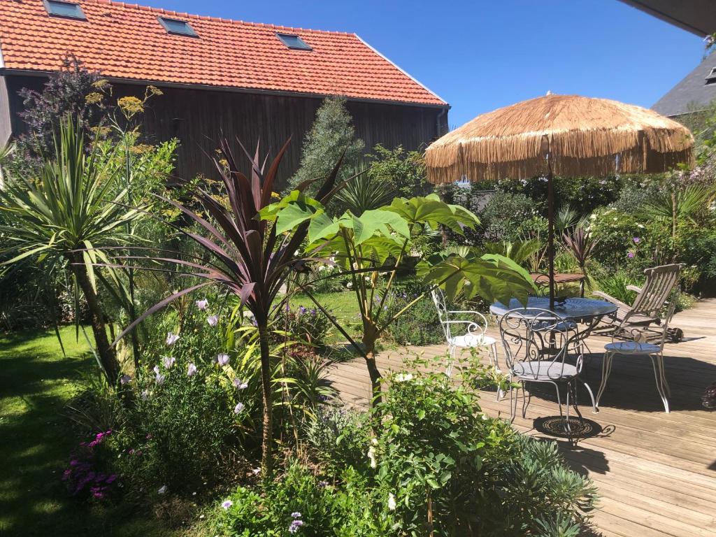 Zahrada ubytování chambre d'hôte et gîte du jardin des corsaires