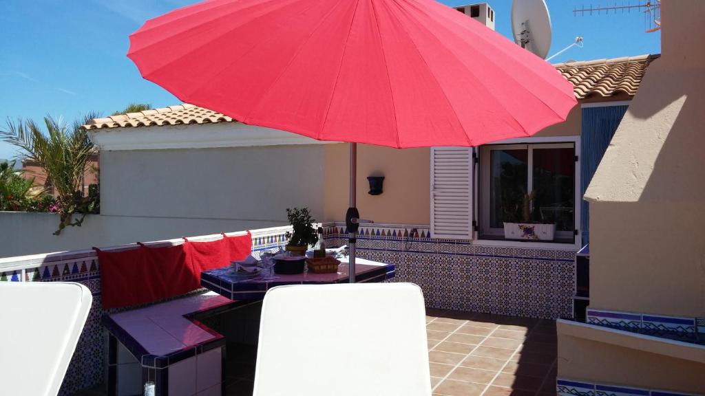 Posedenie v ubytovaní Casa Cielo Azul : the best location in the naturist zone of Vera Playa!