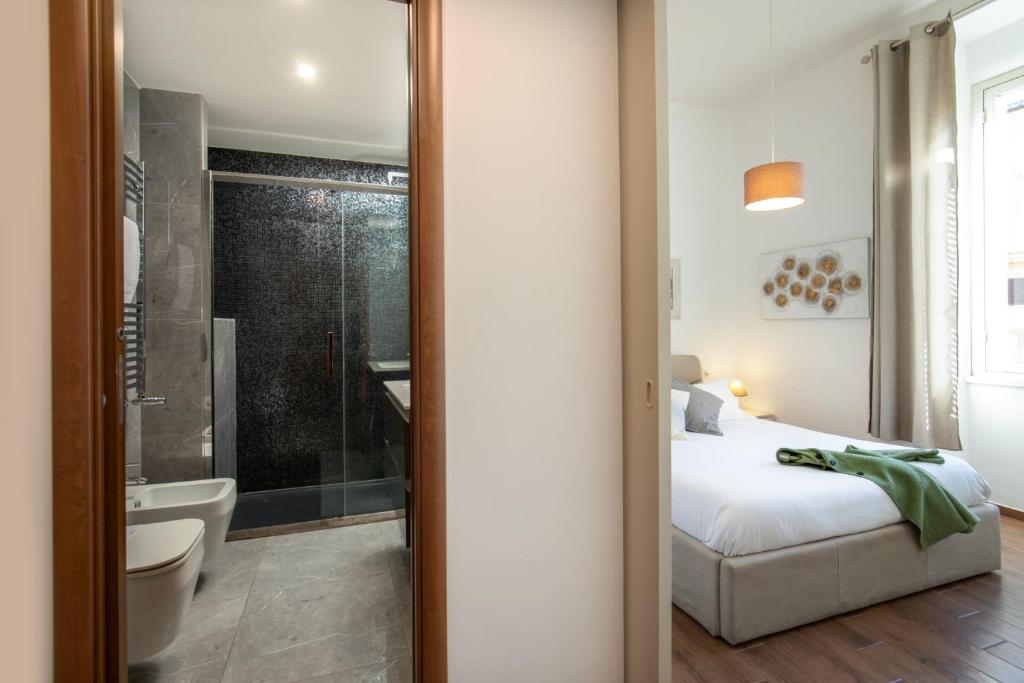 Kúpeľňa v ubytovaní Fornaci Vatican Flat
