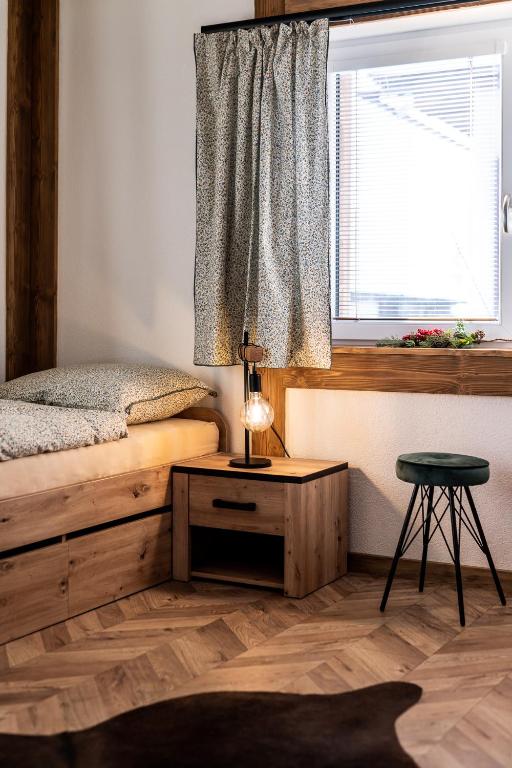 Postel nebo postele na pokoji v ubytování Chata Vlčia Skala