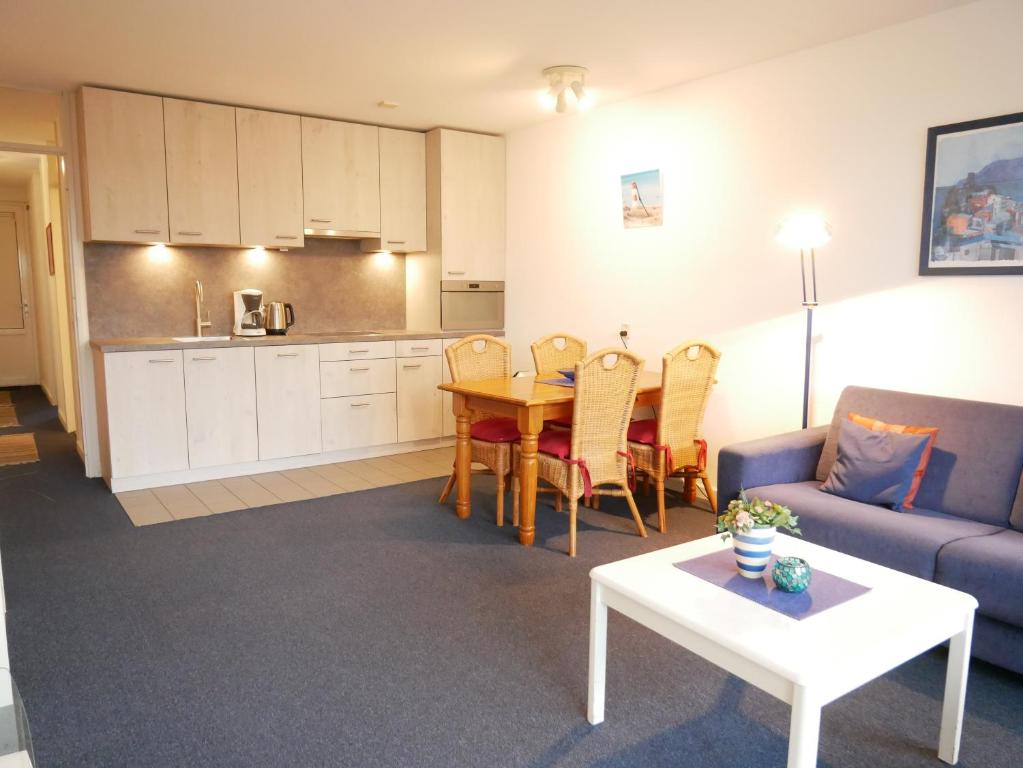 Kuchyň nebo kuchyňský kout v ubytování Badhotel Appartementen Callantsoog
