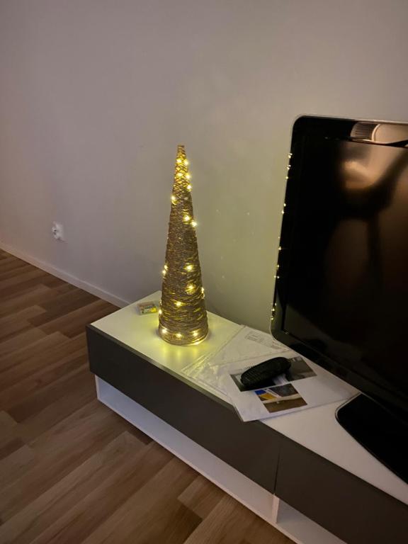 TV a/nebo společenská místnost v ubytování Baltic Sea Apartments