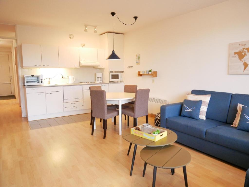 Kuchyň nebo kuchyňský kout v ubytování Badhotel Callantsoog