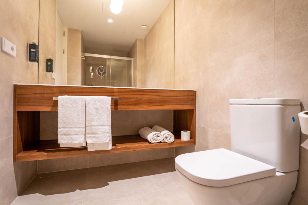 Koupelna v ubytování Teide Rooms