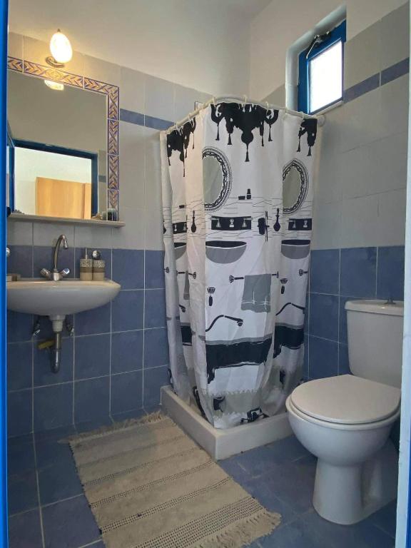 Kúpeľňa v ubytovaní Dodekanisos Studios