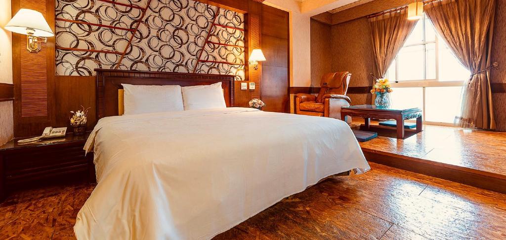 Postel nebo postele na pokoji v ubytování Chicago Motel