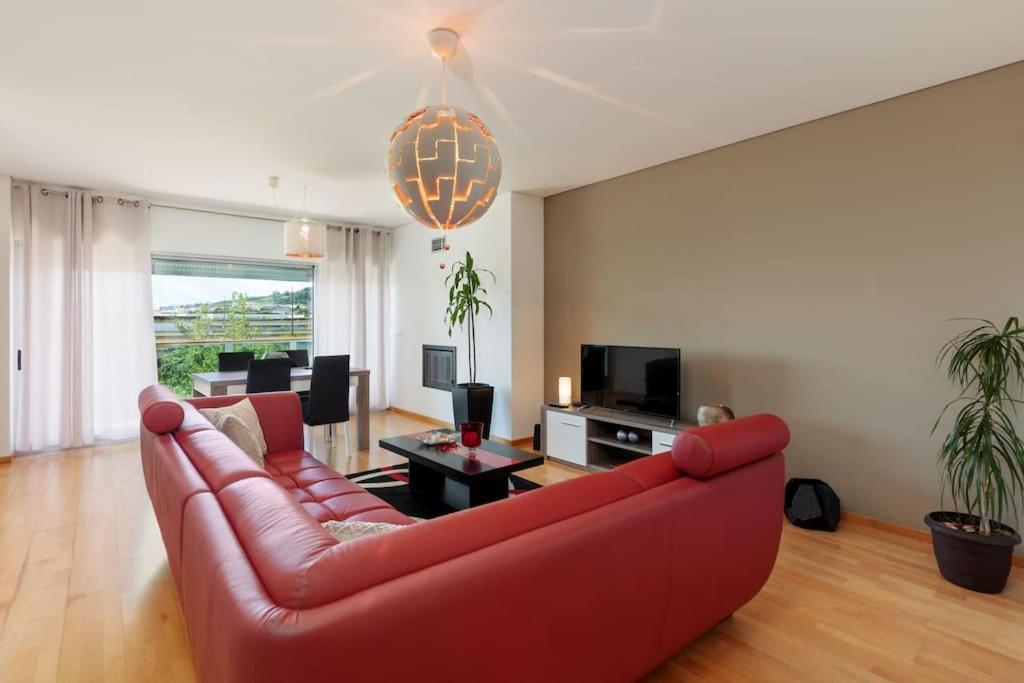 Posezení v ubytování New City Park Apartment in Ponta Delgada
